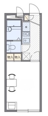 レオパレスフォレスト21Aの物件間取画像